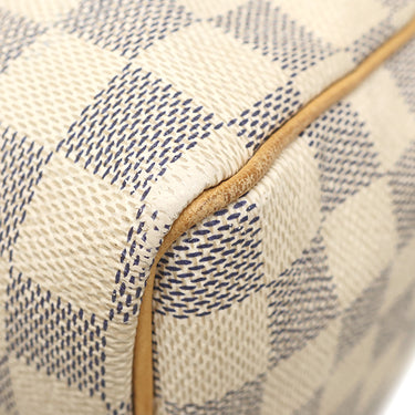 ルイヴィトン LOUIS VUITTON スピーディ 25 N41371 ダミエアズール ダミエアズールキャンバス ハンドバッグ ゴールド金具 白 鍵・パドロック欠品