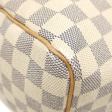 ルイヴィトン LOUIS VUITTON スピーディ 25 N41371 ダミエアズール ダミエアズールキャンバス ハンドバッグ ゴールド金具 白 鍵・パドロック欠品