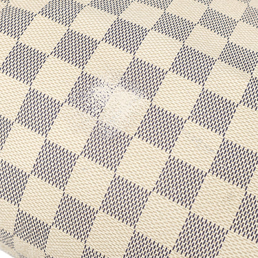 ルイヴィトン LOUIS VUITTON スピーディ 25 N41371 ダミエアズール ダミエアズールキャンバス ハンドバッグ ゴールド金具 白 鍵・パドロック欠品