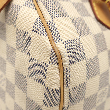 ルイヴィトン LOUIS VUITTON スピーディ 25 N41371 ダミエアズール ダミエアズールキャンバス ハンドバッグ ゴールド金具 白 鍵・パドロック欠品