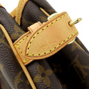 ルイヴィトン LOUIS VUITTON バティニョール M51156 モノグラム モノグラムキャンバス ハンドバッグ ゴールド金具 茶