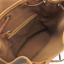 ルイヴィトン LOUIS VUITTON モンスリ MM M51136 モノグラム モノグラムキャンバス リュック・デイパック ゴールド金具 茶 バッグパック