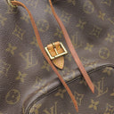 ルイヴィトン LOUIS VUITTON モンスリ MM M51136 モノグラム モノグラムキャンバス リュック・デイパック ゴールド金具 茶 バッグパック