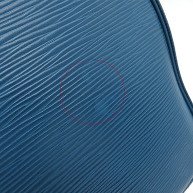 ルイヴィトン LOUIS VUITTON スピーディ25 M43015 トレドブルー エピレザー ハンドバッグ ゴールド金具 青 ボストンバッグ