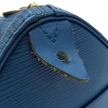 ルイヴィトン LOUIS VUITTON スピーディ25 M43015 トレドブルー エピレザー ハンドバッグ ゴールド金具 青 ボストンバッグ