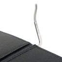 プラダ PRADA マネークリップ付財布 2MN077 ブラック レザー 二つ折り財布 シルバー金具 黒 ロゴ サフィアーノ