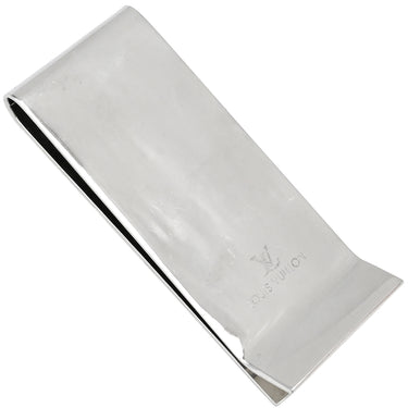 ルイヴィトン LOUIS VUITTON ビルクリップ シャンゼリゼ M65041 シルバー スティール マネークリップ モノグラムフラワー 札ばさみ