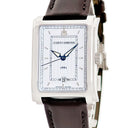 腕時計 クエルボ・イ・ソブリノス CUERVO Y SOBRINOS プロミネンテ クラシコ A1015 自動巻き メンズ ライトブルー 水色 青針 デイト 角型