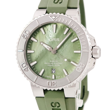 腕時計 オリス ORIS アクイス デイト ニューヨークハーバー リミテッド 01 733 7766 4187 自動巻き メンズ 新品同様 シェル 限定