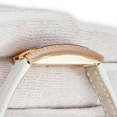 腕時計 ハリーウィンストン Harry Winston アヴェニュー C ミニ AVCQHM16RR017 クオーツ レディース K18RG無垢 純正ダイヤ ホワイト シェル