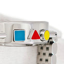 腕時計 アランシルベスタイン ALAIN SILBERSTEIN クロノ バウハウス デイデイト LWO5100 自動巻き メンズ 白 赤 青 黄 デイ＆ナイト表示 限定