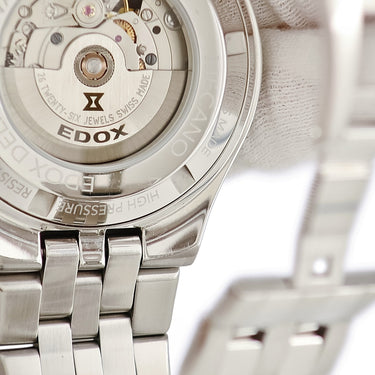 腕時計 エドックス EDOX デルフィン メカノ オートマティック 85303-3NH-NBG 自動巻き メンズ スケルトン 十二角形