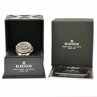 腕時計 エドックス EDOX デルフィン メカノ オートマティック 85303-3NH-NBG 自動巻き メンズ スケルトン 十二角形