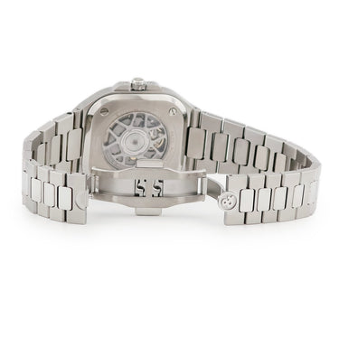 腕時計 ベル&ロス BELL＆ROSS BR 05 ブルー スティール BR05A-BLU-ST/SST 自動巻き メンズ デイト バー アラビア シースルーバック