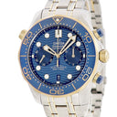腕時計 オメガ OMEGA シーマスター ダイバー 300M クロノグラフ 44MM 210.20.44.51.03.001 自動巻き メンズ 未使用 K18YG×SS コンビ