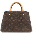 ルイヴィトン LOUIS VUITTON モンテーニュBB M41055 モノグラム モノグラムキャンバス 2WAYバッグ ゴールド金具 茶 ハンドバッグ ショルダーバッグ