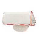 フェンディ FENDI BUSTINA BUNNY 7AS169 レッド×ホワイト レザー ショルダーバッグ シルバー金具 マークジェイコブス コラボ バニー ウサギ 赤 白