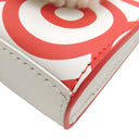 フェンディ FENDI BUSTINA BUNNY 7AS169 レッド×ホワイト レザー ショルダーバッグ シルバー金具 マークジェイコブス コラボ バニー ウサギ 赤 白