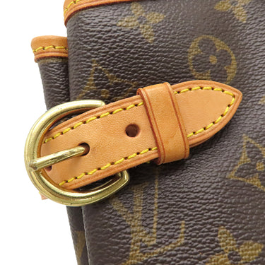 ルイヴィトン LOUIS VUITTON バティニョール オリゾンタル M51154 モノグラム モノグラムキャンバス トートバッグ ゴールド金具 茶 肩掛け