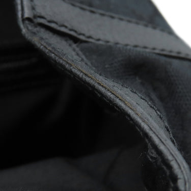 グッチ GUCCI ドクターズバッグ 146002 ブラック GGキャンバス レザー ハンドバッグ シルバー金具 黒 シェリーライン スクエア型