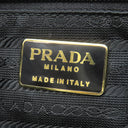 プラダ PRADA チェーン キルティング ショルダー NERO ラムスキン ショルダーバッグ ゴールド金具 黒 三角ロゴ