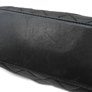 プラダ PRADA チェーン キルティング ショルダー NERO ラムスキン ショルダーバッグ ゴールド金具 黒 三角ロゴ