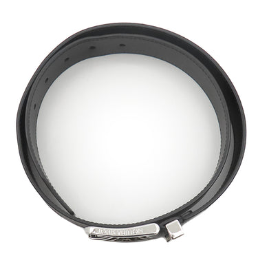 ルイヴィトン LOUIS VUITTON サンチュール ポンヌフ 85/34 M6065 ブラック レザー トリヨンカーフレザー ベルト シルバー金具 黒