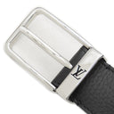 ルイヴィトン LOUIS VUITTON サンチュール ポンヌフ 85/34 M6065 ブラック レザー トリヨンカーフレザー ベルト シルバー金具 黒