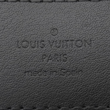 ルイヴィトン LOUIS VUITTON サンチュール ポンヌフ 85/34 M6065 ブラック レザー トリヨンカーフレザー ベルト シルバー金具 黒