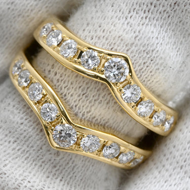 ノンブランド NON BRAND ダイヤ リング イエローゴールド K18YG ダイヤモンド リング 指輪 Au750 18K 18金 ダイヤモンド 12号