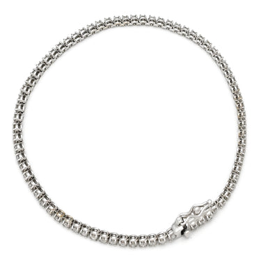 ノンブランド NON BRAND テニスブレスレット ホワイトゴールド K18WG ダイヤモンド ブレスレット ダイヤブレスレット