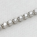 ノンブランド NON BRAND テニスブレスレット ホワイトゴールド K18WG ダイヤモンド ブレスレット ダイヤブレスレット