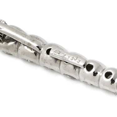 ノンブランド NON BRAND ダイヤ ペンダント ホワイトゴールド K18WG ダイヤモンド ネックレス ホワイトゴールド 10P 10石 10粒 ラインネックレス