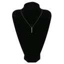 ノンブランド NON BRAND ダイヤ ペンダント ホワイトゴールド K18WG ダイヤモンド ネックレス ホワイトゴールド 10P 10石 10粒 ラインネックレス