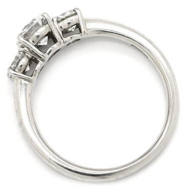 ノンブランド NON BRAND ダイヤリング プラチナシルバー Pt900 ダイヤモンド リング 指輪 3P 12号