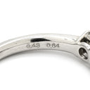 ノンブランド NON BRAND ダイヤリング プラチナシルバー Pt900 ダイヤモンド リング 指輪 3P 12号