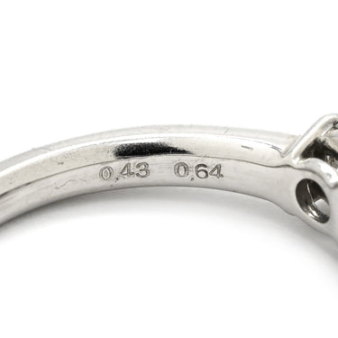 ノンブランド NON BRAND ダイヤリング プラチナシルバー Pt900 ダイヤモンド リング 指輪 3P 12号