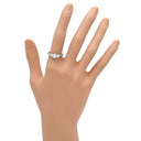 ノンブランド NON BRAND ダイヤリング プラチナシルバー Pt900 ダイヤモンド リング 指輪 3P 12号