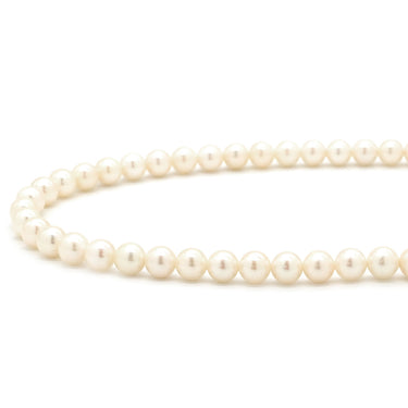 ノンブランド NON BRAND 7mm パール ペンダント パールホワイト パール シルバー ネックレス 真珠 シルバー プリンセスサイズ 43.5cm フォーマル 一連 ワンタッチ 花カン