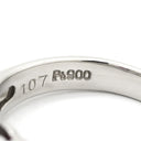 ノンブランド NON BRAND ルビー ダイヤリング プラチナシルバー Pt900 ルビー ダイヤモンド リング 指輪 レッド 赤 10.5号