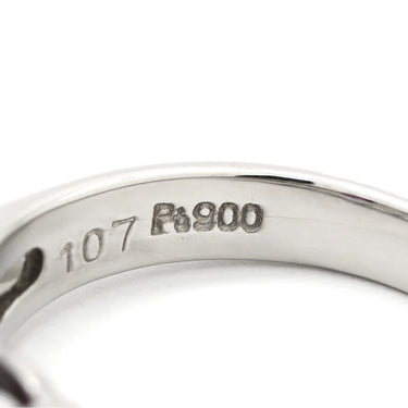 ノンブランド NON BRAND ルビー ダイヤリング プラチナシルバー Pt900 ルビー ダイヤモンド リング 指輪 レッド 赤 10.5号