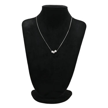 ノンブランド NON BRAND ホワイトゴールド K18WG ダイヤモンド ペンダントトップ Au750 18K 18金 ダイヤモンド 1.20ct 3連 フラワーモチーフ ネックレストップ 花 ピンク WG チャーム