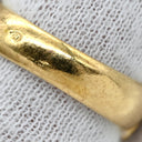 ノンブランド NON BRAND ダイヤリング フラワーモチーフ イエローゴールド K18YG ダイヤモンド リング 指輪 15P 15石 花 ブリリアントカット 18KT 750 YG ダイヤモンド 11.5号