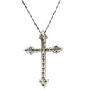 ノンブランド NON BRAND ダイヤ 1.00ct クロス ペンダント ホワイトゴールド K18WG ダイヤモンド ネックレス 十字架 25石 25P ブリリアントカット 18K 750 WG 18金
