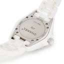 腕時計 シャネル CHANEL J12 33mm H2123 クオーツ レディース 純正ダイヤ ホワイト セラミック デイト 逆回転防止ベゼル