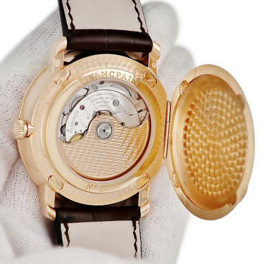 腕時計 ブランパン BLANCPAIN ヴィルレ コンプリートカレンダー ムーンフェイズ ハーフハンター 6664-3642-55B 自動巻き メンズ K18RG