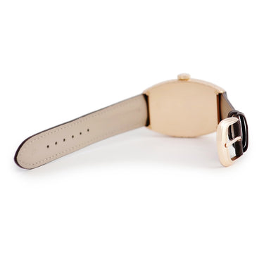 腕時計 フランクミュラー FRANCK MULLER トノウカーベックス ゴールドクロコ 5850SC GOLD CRO 自動巻き メンズ OH済 K18PG無垢 ビザン数字