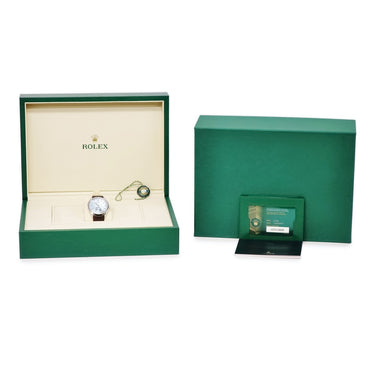 腕時計 ロレックス ROLEX パーペチュアル 1908 52506 ランダム番 自動巻き メンズ 新品同様 ランダム番 Pt950 プラチナ アイスブルー