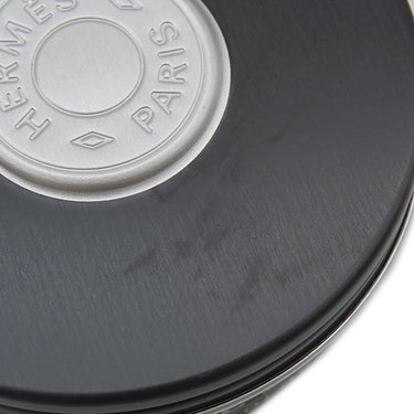 エルメス HERMES ボリードポーチ シューズケアセット 161428ZH01 ブラック コットン ポリエステル 小物 シルバー金具 靴ベラ ブラシ クリーム