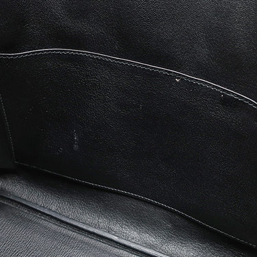 エルメス HERMES バーキン35 ブラック トゴ ハンドバッグ シルバー金具 黒